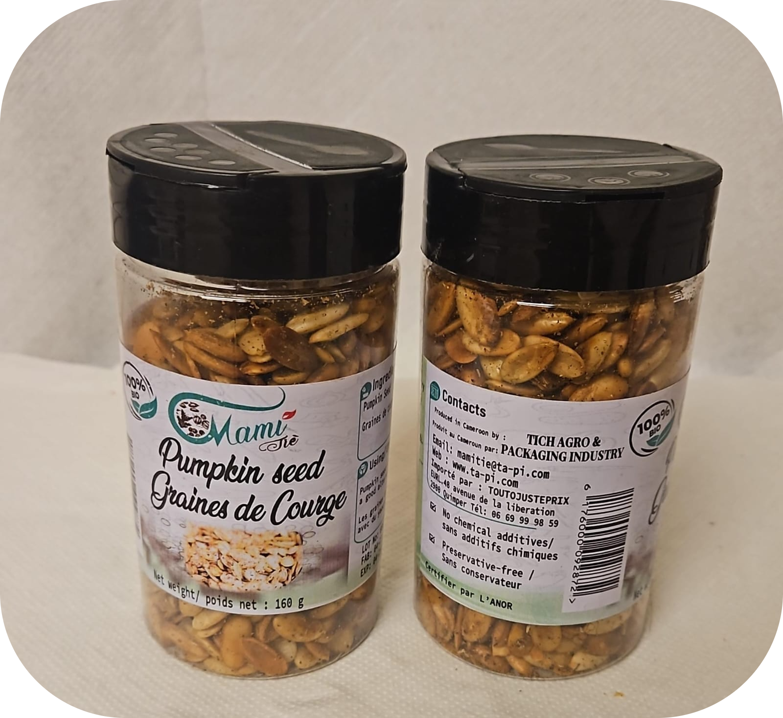 graines de courge (160g)